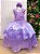 Fantasia Longa Princesa Belli Princesa Lilas Modelo 3 - Imagem 5