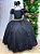 Vestido Banana Club Longo Diamante Preto - Imagem 3