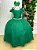 Vestido Banana Club Longo Diamante Verde Bandeira - Imagem 2