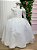 Vestido Banana Club Longo Diamante Branco - Imagem 3
