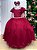 Vestido Banana Club Longo Diamante Marsala - Imagem 3