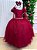 Vestido Banana Club Longo Diamante Marsala - Imagem 3