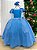 Vestido Banana Club Longo Diamante Azul Serenity - Imagem 3