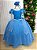Vestido Banana Club Longo Diamante Azul Serenity - Imagem 1