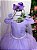 Vestido Banana Club Longo Diamante Lilas - Imagem 4