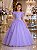 Vestido Banana Club Longo Diamante Lilas - Imagem 1