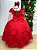 Vestido Banana Club Longo Diamante Vermelho - Imagem 6