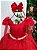 Vestido Banana Club Longo Diamante Vermelho - Imagem 4