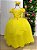 Vestido Banana Club Longo Diamante Amarelo - Imagem 3