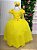 Vestido Banana Club Longo Diamante Amarelo - Imagem 1