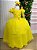 Vestido Banana Club Longo Diamante Amarelo - Imagem 4