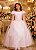 Vestido Banana Club Longo Diamante Rosa Bebe - Imagem 1
