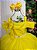 Vestido Banana Club Longo Doce Elegancia Amarelo - Imagem 3
