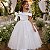 Vestido Banana Club Longo Doce Elegancia Branco - Imagem 2