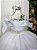 Vestido Banana Club Longo Doce Elegancia Branco - Imagem 4