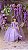 Vestido Banana Club Longo Doce Elegancia Lilas - Imagem 2