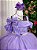 Vestido Banana Club Longo Doce Elegancia Lilas - Imagem 3