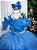 Vestido Banana Club Longo Doce Elegancia Azul Serenity - Imagem 4