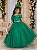 Vestido Banana Club Longo Doce Elegancia Verde Bandeira - Imagem 2