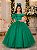 Vestido Banana Club Longo Doce Elegancia Verde Bandeira - Imagem 1