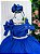 Vestido Banana Club Longo Doce Elegancia Azul Royal - Imagem 3