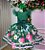 Vestido Marie Flor de Natal Verde - Imagem 1
