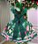 Vestido Marie Flor de Natal Verde - Imagem 3
