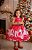 Vestido Marie Natalia Flores Vermelho - Natal - Imagem 1