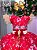 Vestido Marie Natalia Flores Vermelho - Natal - Imagem 3