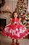 Vestido Marie Natalia Flores Vermelho - Natal - Imagem 2
