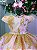 Vestido Marie Jardim Encantado Rosa e Dourado - Imagem 2