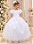 Vestido Vila Lele Longo Selena Branco - Imagem 1