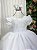 Vestido Vila Lele Longo Selena Branco - Imagem 3