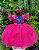 Vestido Tematicos Ysa Kids Lilo Stitch Pink com Led - Imagem 4