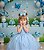 Vestido Marie Jardim das Borboletas Azul Bebe Viviane Modelo 2 - Imagem 2