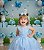 Vestido Marie Jardim das Borboletas Azul Bebe Viviane Modelo 2 - Imagem 3