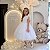 Vestido Infantil Menina Bonita Angelie Branco - Imagem 2