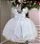 Vestido Infantil Menina Bonita Angelie Branco - Imagem 6
