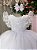 Vestido Infantil Menina Bonita Angelie Branco - Imagem 5