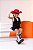 Kit Conjunto Blogueirinha Boiadeira Maraisa Jeans Preto + Chapeu - Imagem 3