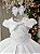 Vestido Bella Child Ravena Branco - Imagem 4