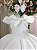 Vestido Bella Child Ravena Branco - Imagem 3