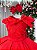 Vestido Bella Child Ravena Vermelho - Imagem 6