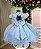 Vestido Vitoria Kids Leticia Azul Bebe - Imagem 3