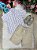 Conjunto Meninos Lucas Banana Club Shorts Linho Camisa Xadrez - Imagem 1