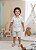 Conjunto Meninos Lucas Banana Club Shorts Linho Camisa Off - Imagem 1