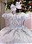 Vestido Marie Marcelina Jardim Encantado Branco - Imagem 2