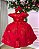 Vestido Marie Marcelina Jardim Encantado Vermelho - Imagem 1
