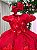 Vestido Marie Marcelina Jardim Encantado Vermelho - Imagem 2
