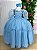 Vestido Bella Child Longo Eva Azul Bebe - Imagem 1